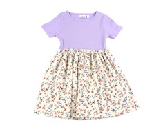 Name It purple rose floral dress